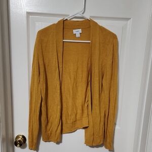 Old Navy Mustard Cardigan Sweater